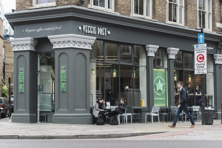 Veggie Pret 咖啡馆，由 Your Studio 设计，英国伦敦