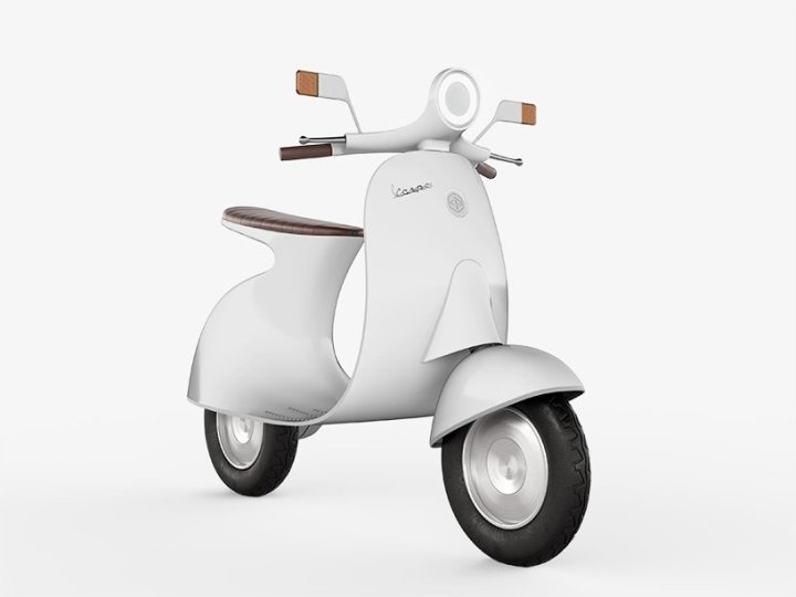 Giulio Iacchetti 设计的 Vespampère 电动滑板车 Giulio Iacchetti 设计的 Vespampère 电动滑板车