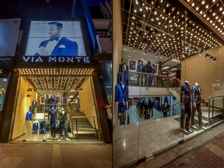 Via Monte Men 时装店,由 FRDC 设计,班加罗尔 – 印度 Via Monte Men 时装店,由 FRDC 设计,班加罗尔 – 印度