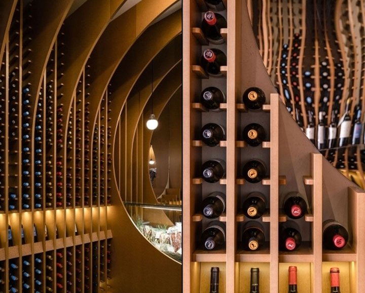 Vinoteca 葡萄酒商店，由 Zooco Estudio 设计，巴利亚多利德 – 西班牙