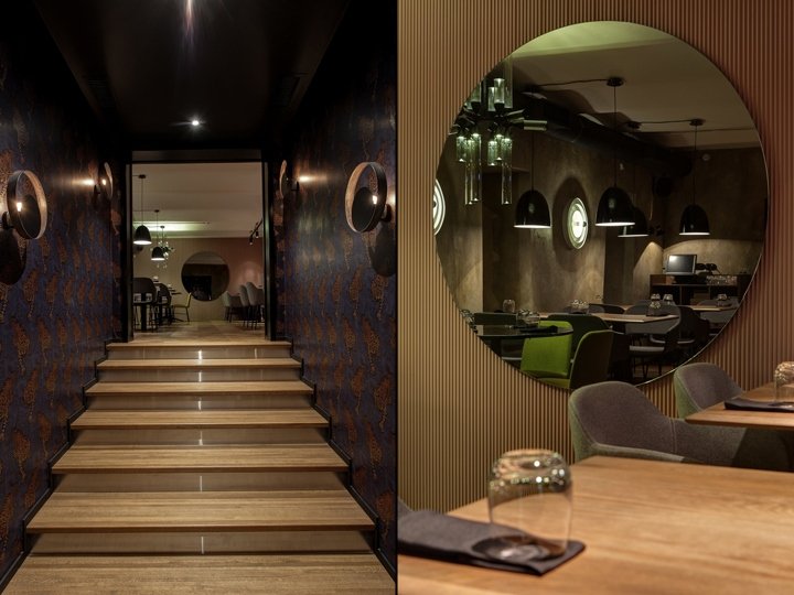 Vinovniki Gastrobar 由 Anastasia Khalchitskaia 设计，俄罗斯圣彼得堡