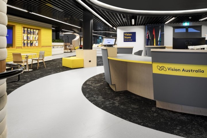 Vision Australia 办公室，由 Hot Black 设计，澳大利亚墨尔本