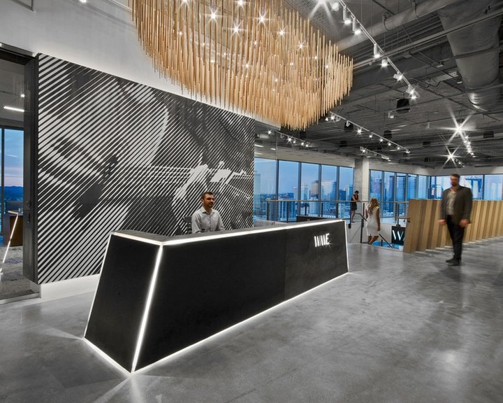 WME 办公室由 Hastings Architecture Associates 设计，田纳西州纳什维尔