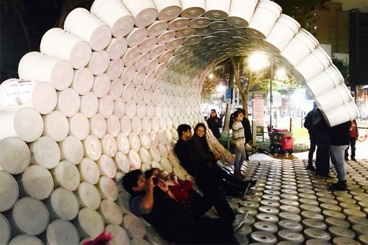 Factor Eficiencia 和 5468796 建筑设计的水桶浪潮，墨西哥城 – 墨西哥