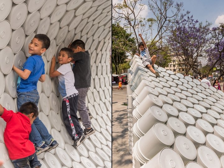 Factor Eficiencia 和 5468796 建筑设计的水桶浪潮，墨西哥城 – 墨西哥