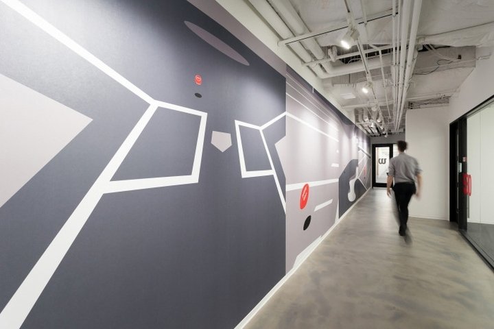 威尔逊体育用品办公室，由 Gensler 设计，芝加哥 - 伊利诺伊州