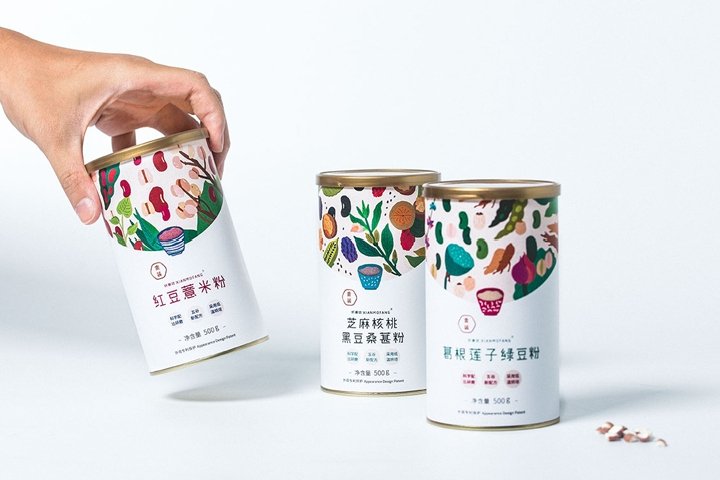 NIO NI 的鲜磨坊谷物粉包装