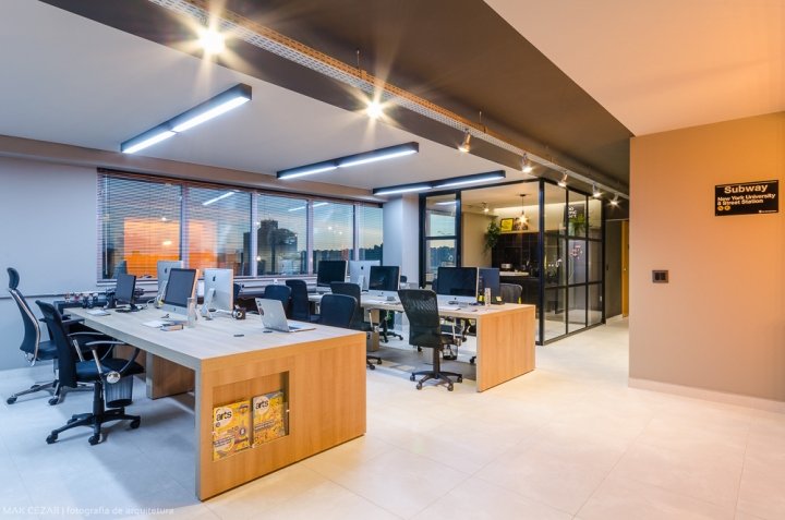 YORK design+digital 总部由 NID 工作室设计，乌贝兰迪亚 – 巴西