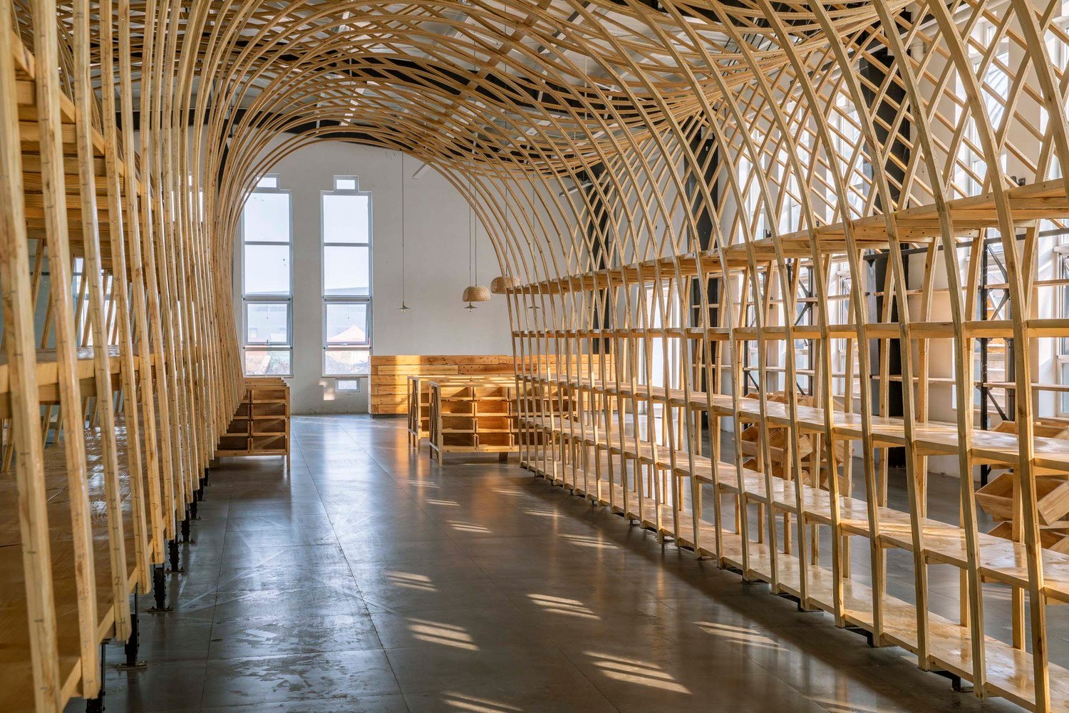 云台冰菊展示架 by LUO studio 云台冰菊展示架 by LUO studio