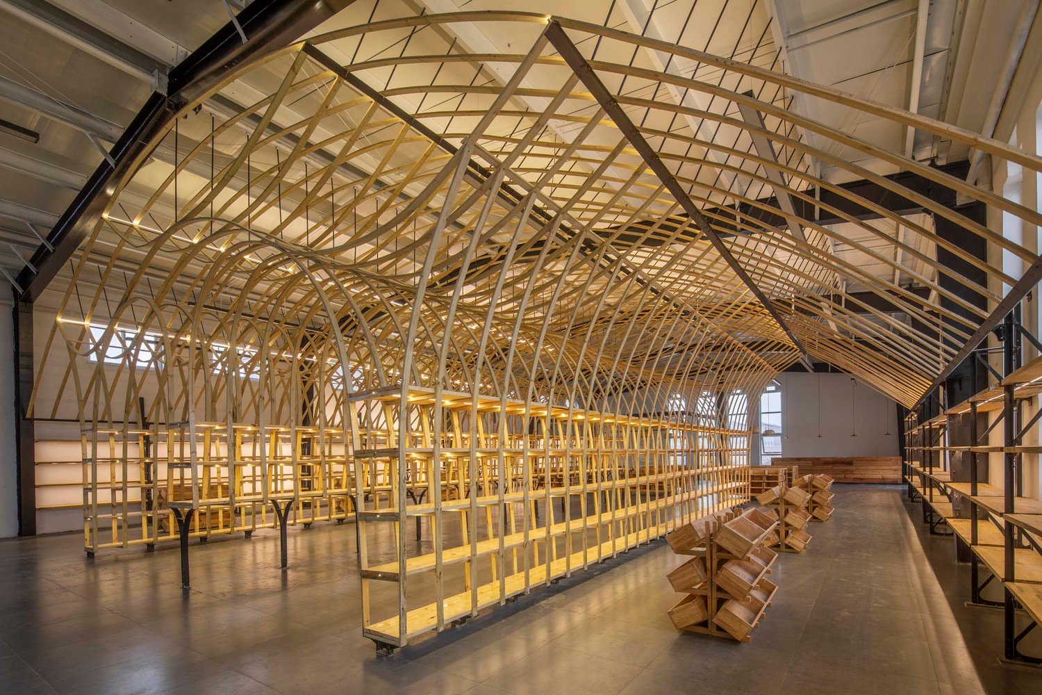 云台冰菊展示架 by LUO studio 云台冰菊展示架 by LUO studio