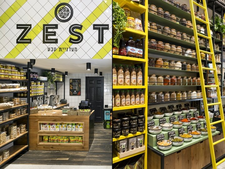 ZEST- Nature Deli by Naama Zohar / 室内规划与设计，以色列特拉维夫