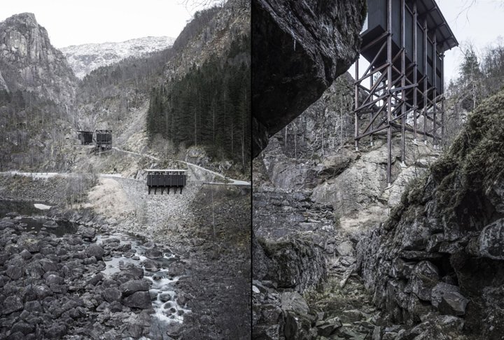 阿尔多·阿莫雷蒂 (Aldo Amoretti) 拍摄的锌矿博物馆,由彼得·卒姆托 (Peter Zumthor) 拍摄,挪威 Sauda 阿尔多·阿莫雷蒂 (Aldo Amoretti) 拍摄的锌矿博物馆,由彼得·卒姆托 (Peter Zumthor) 拍摄,挪威 Sauda