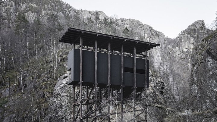 阿尔多·阿莫雷蒂 (Aldo Amoretti) 拍摄的锌矿博物馆,由彼得·卒姆托 (Peter Zumthor) 拍摄,挪威 Sauda 阿尔多·阿莫雷蒂 (Aldo Amoretti) 拍摄的锌矿博物馆,由彼得·卒姆托 (Peter Zumthor) 拍摄,挪威 Sauda