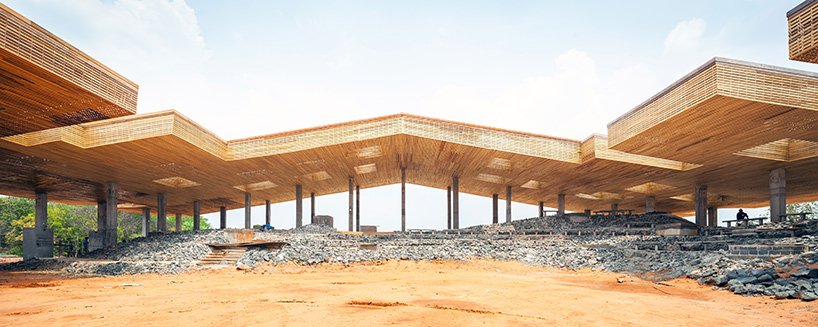 曼谷项目工作室为泰国大象和人类创建“文化庭院”