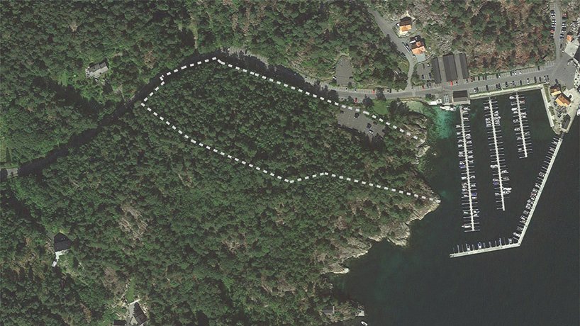 可持续木屋开发和谐地落户挪威海岸