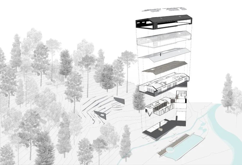 在墨西哥 a-001 设计的“casa ocoxal”内与大自然一起生活