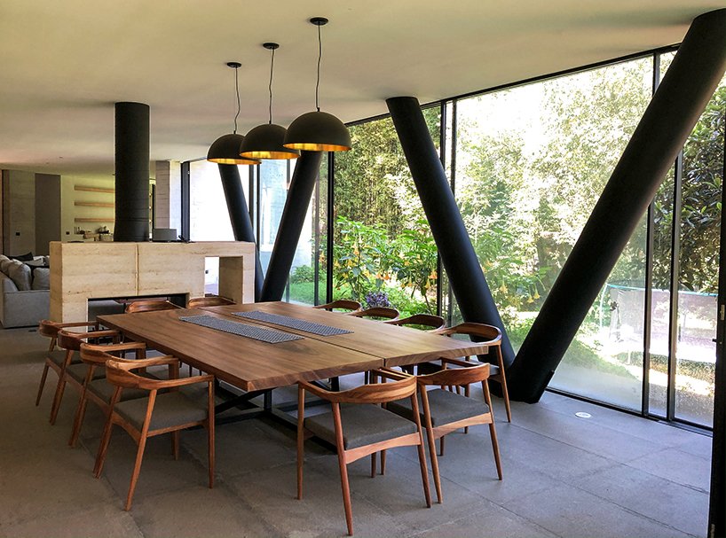 在墨西哥 a-001 设计的“casa ocoxal”内与大自然一起生活