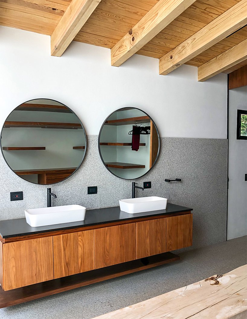 在墨西哥 a-001 设计的“casa ocoxal”内与大自然一起生活