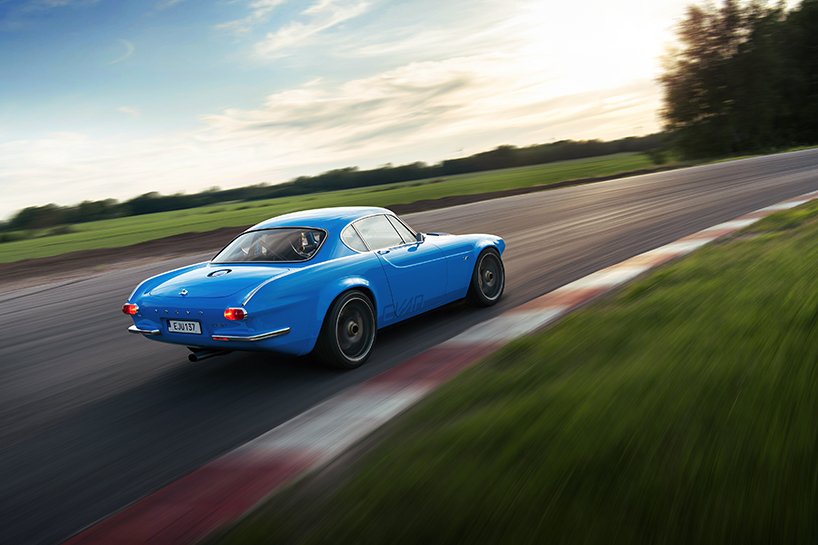 青色赛车重生传奇 1960 年代沃尔沃 P1800 跑车