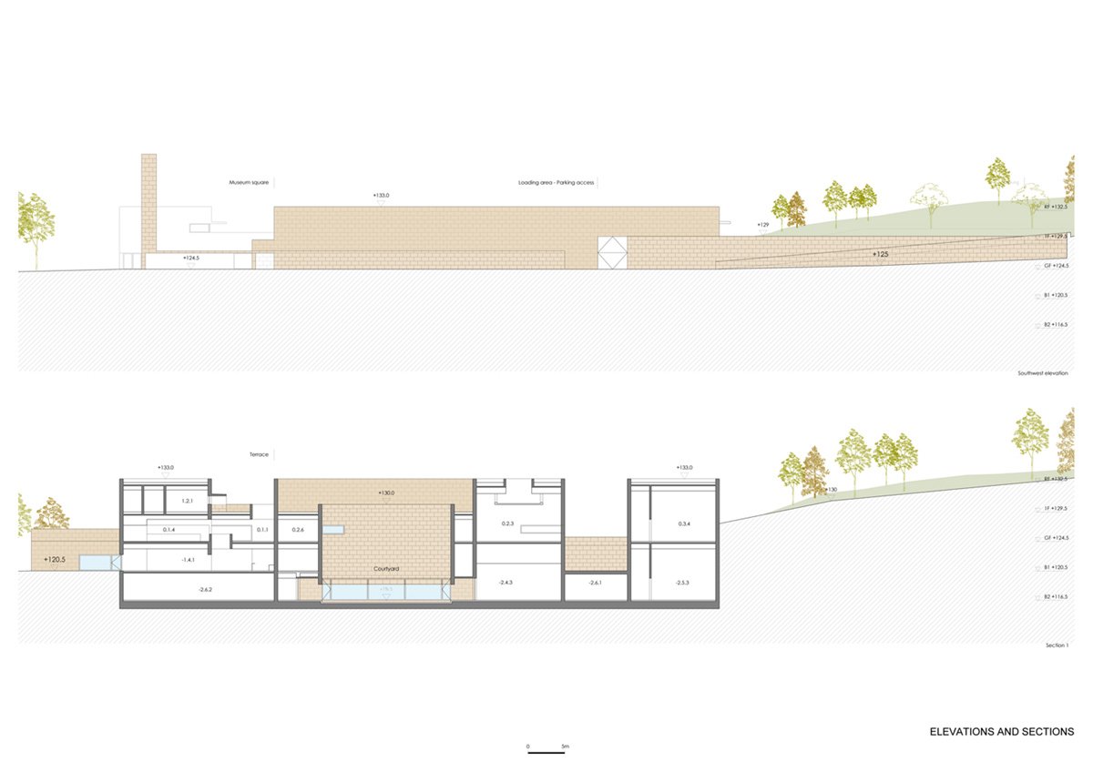 阿尔瓦罗·西扎、卡洛斯·卡斯塔涅拉和金俊成提议“kansong 美术馆” 阿尔瓦罗·西扎、卡洛斯·卡斯塔涅拉和金俊成提议“kansong 美术馆”