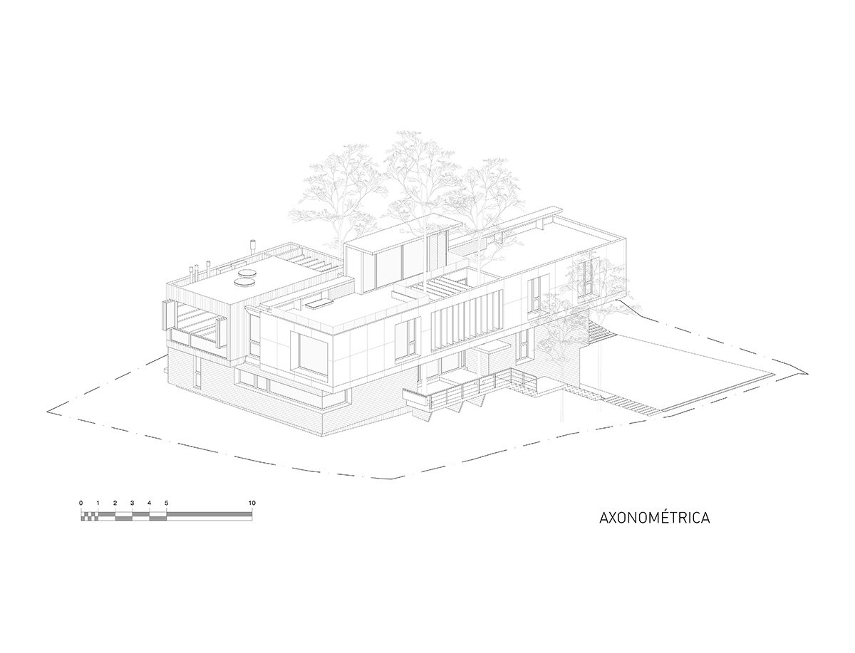 estudio galera 的“casa jacaranda”是一组不断生长和扩张的混凝土盒子 estudio galera 的“casa jacaranda”是一组不断生长和扩张的混凝土盒子