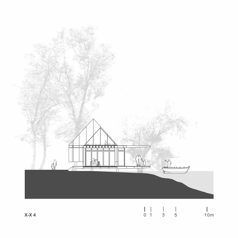 墨西哥乡村的“露台”由树干填充,由 fabian m escalante h 设计 墨西哥乡村的“露台”由树干填充,由 fabian m escalante h 设计