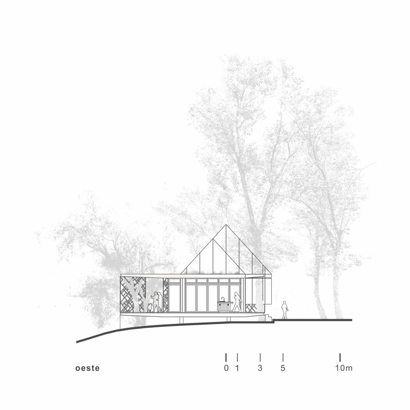 墨西哥乡村的“露台”由树干填充,由 fabian m escalante h 设计 墨西哥乡村的“露台”由树干填充,由 fabian m escalante h 设计