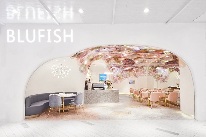 蓝鱼餐厅由 SODA 建筑事务所设计，中国北京