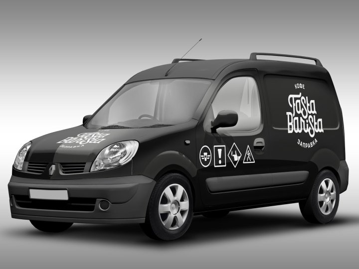 由 gizmo.studio 设计的 Fastabarista 品牌