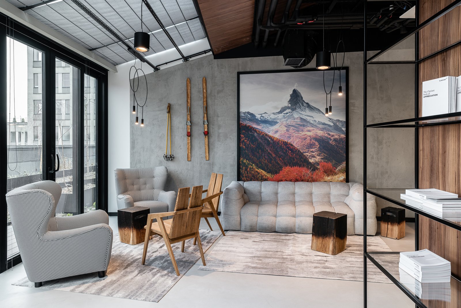 瑞士精准与历史的融合。科莱恩新罗兹办公室一瞥