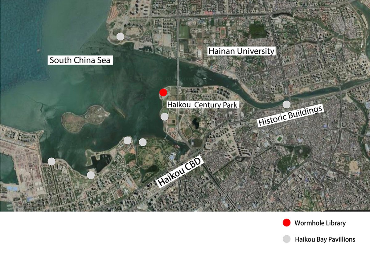 MAD 建筑事务所公布了海南海岸的“虫洞图书馆”计划 MAD 建筑事务所公布了海南海岸的“虫洞图书馆”计划