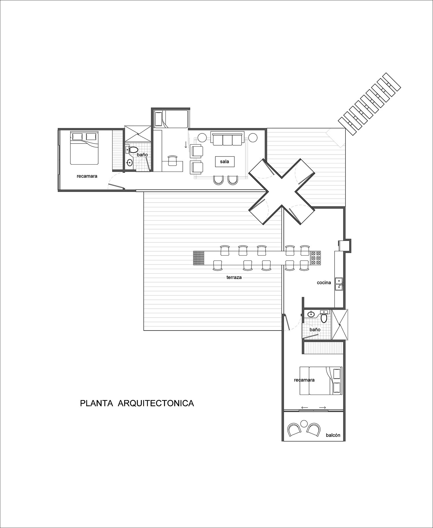 alejandro d'acosta 将 casa elias 建造为“观察和研究景观的站”
