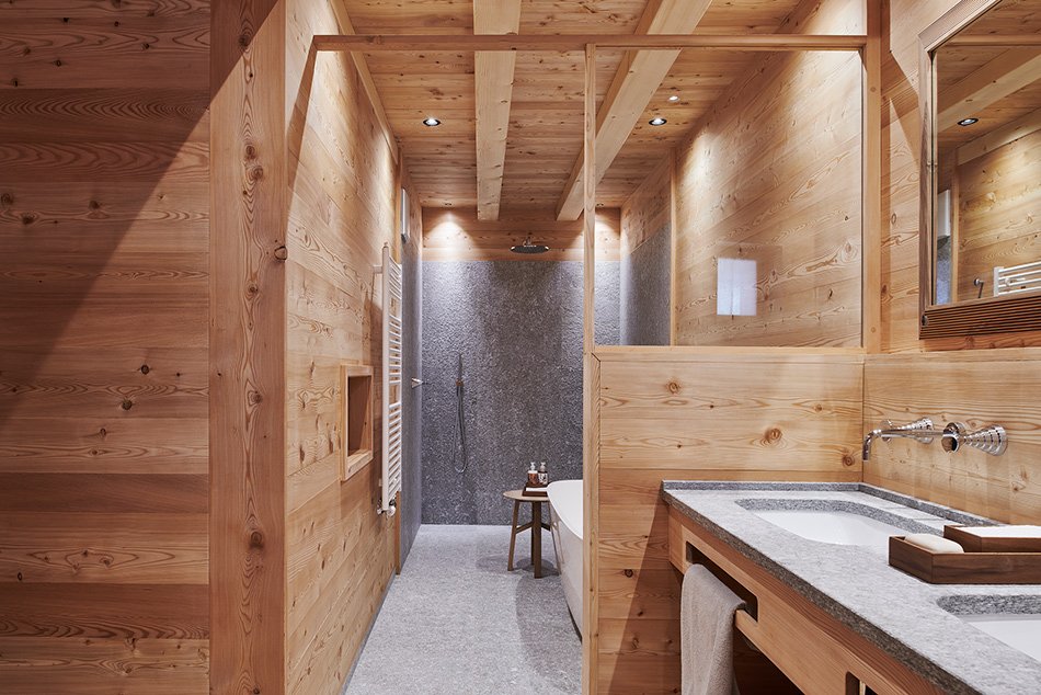 AMDL CIRCLE + michele de lucchi 使用回收的木材建造南蒂罗尔的酒店建筑