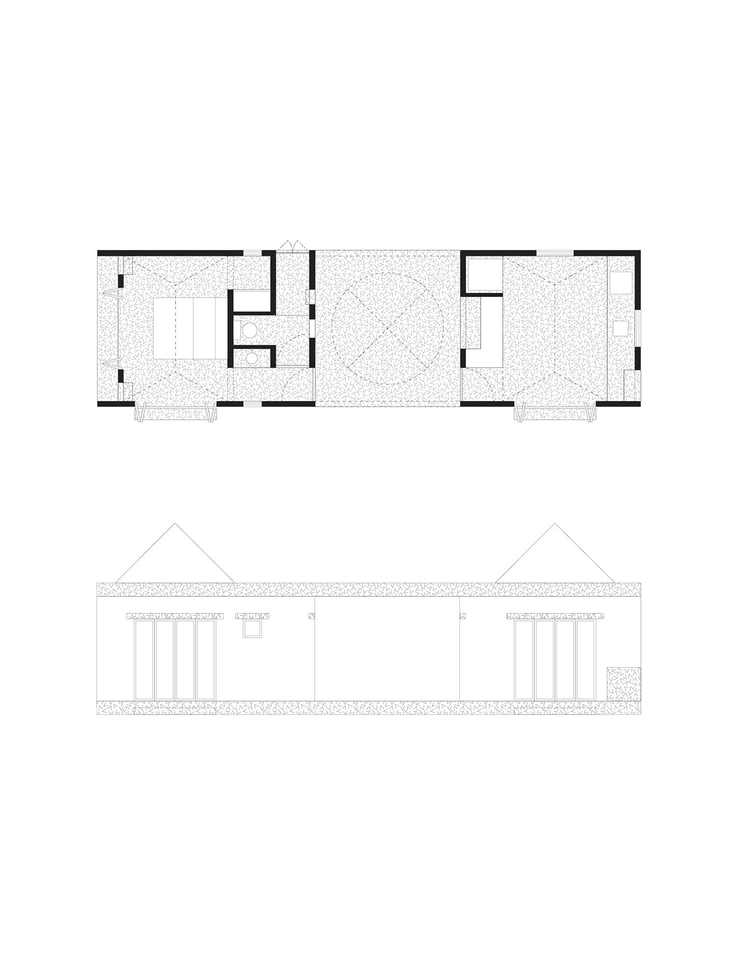 PALMA 位于墨西哥太平洋沿岸的“litibú”平房面积仅 50 平方米