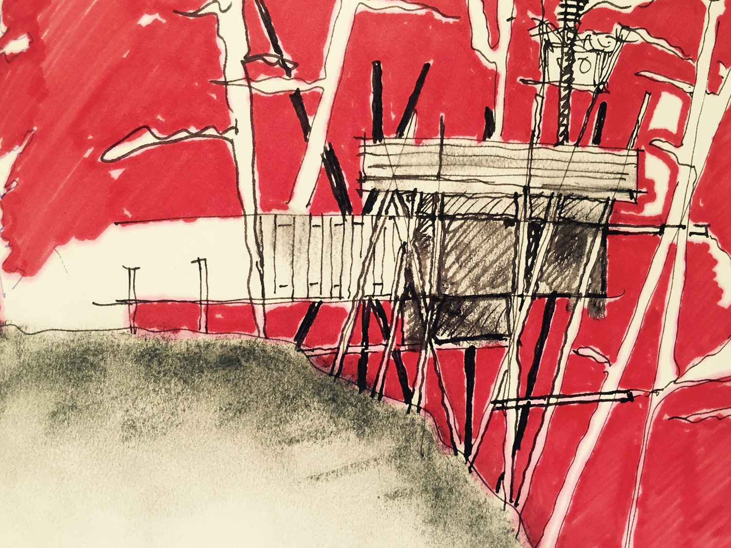 alejandro d'acosta 将 casa elias 建造为“观察和研究景观的站”