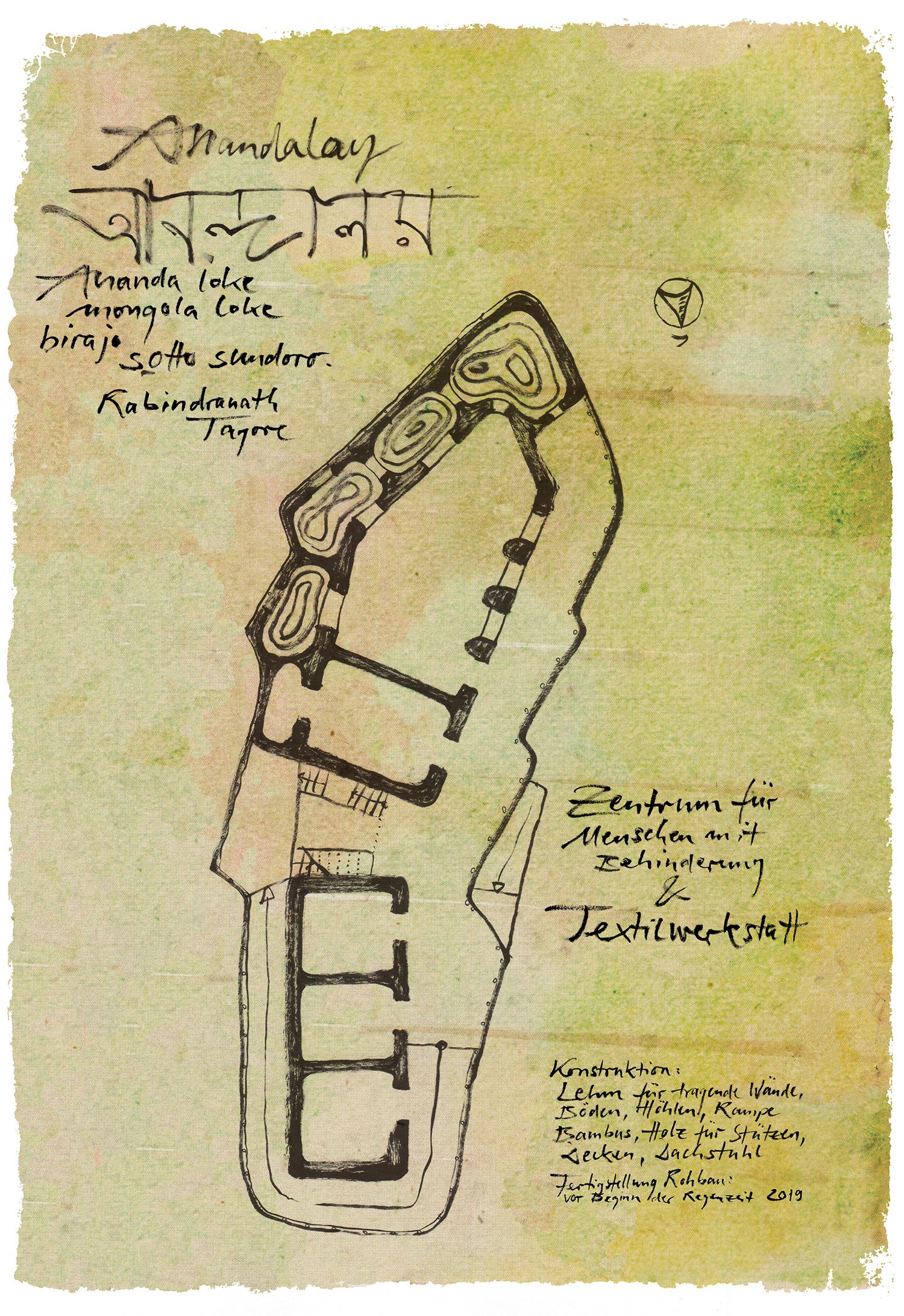 anna Heringer 的“anandaloy”是孟加拉国的泥竹社区中心