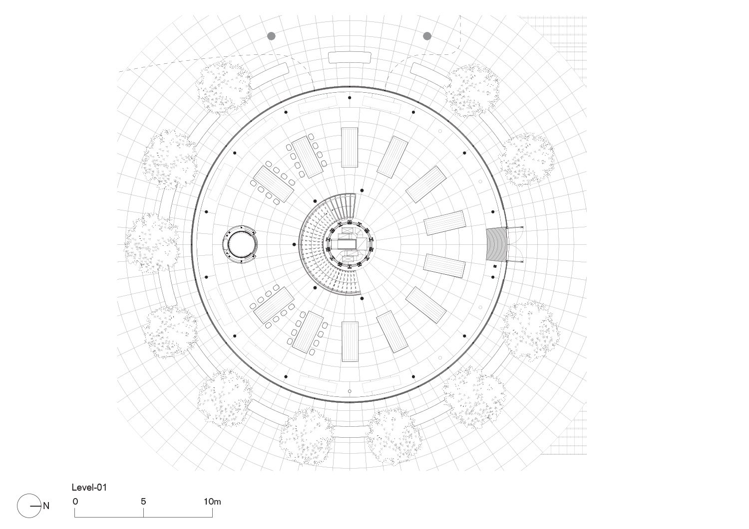 曼谷的“苹果中心世界”坐落在悬臂树冠下