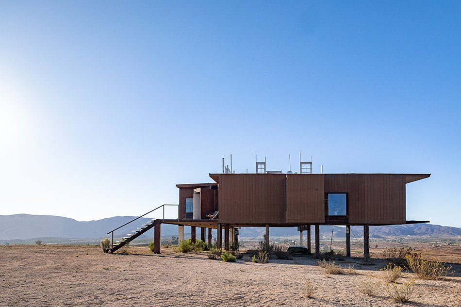 alejandro d'acosta 将 casa elias 建造为“观察和研究景观的站”