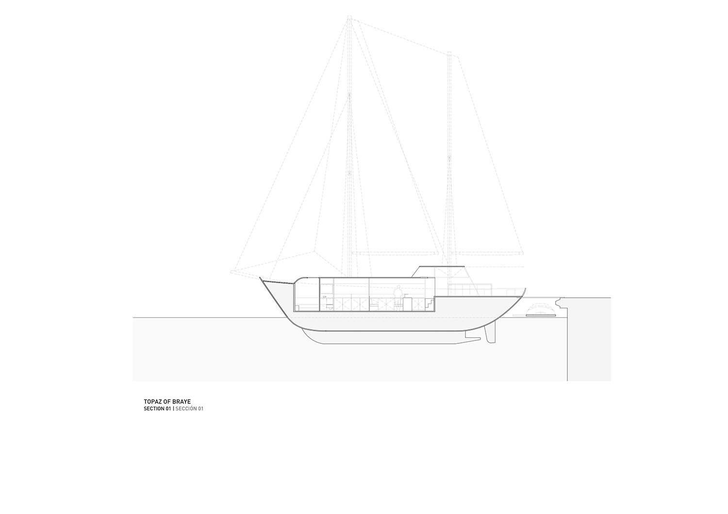 fran silvestre arquitectos 重新设计土耳其纵帆船，打造全白色帆船