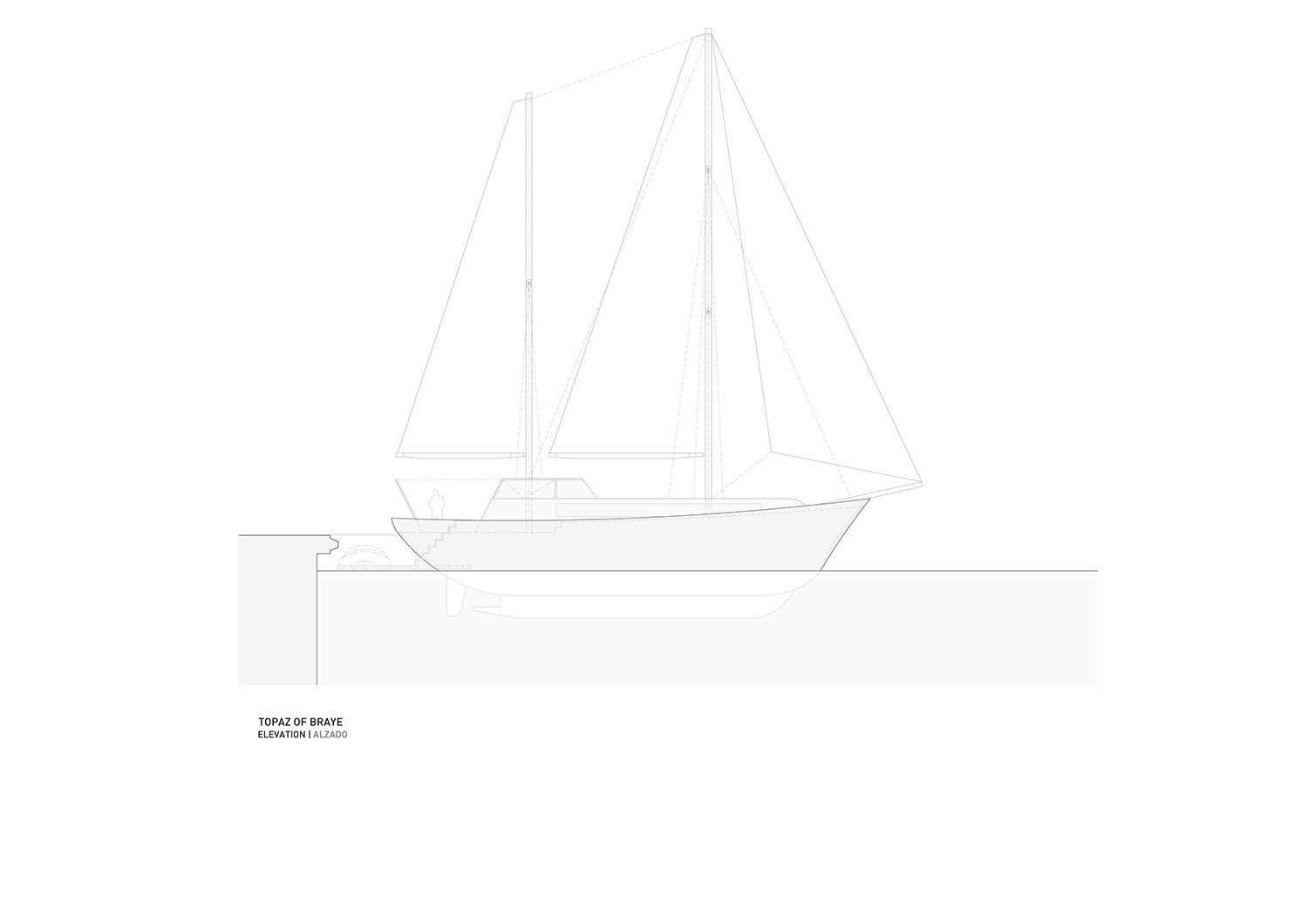 fran silvestre arquitectos 重新设计土耳其纵帆船，打造全白色帆船