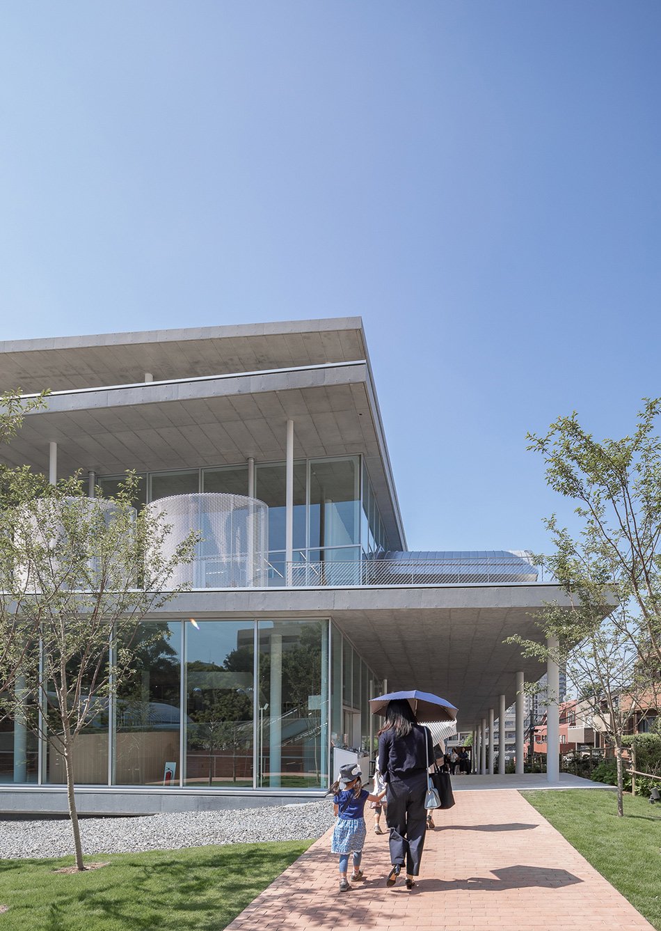 妹岛和世设计的日本女子大学图书馆 摄影：vincent hecht