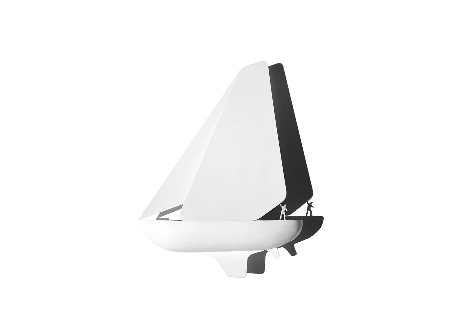 fran silvestre arquitectos 重新设计土耳其纵帆船，打造全白色帆船