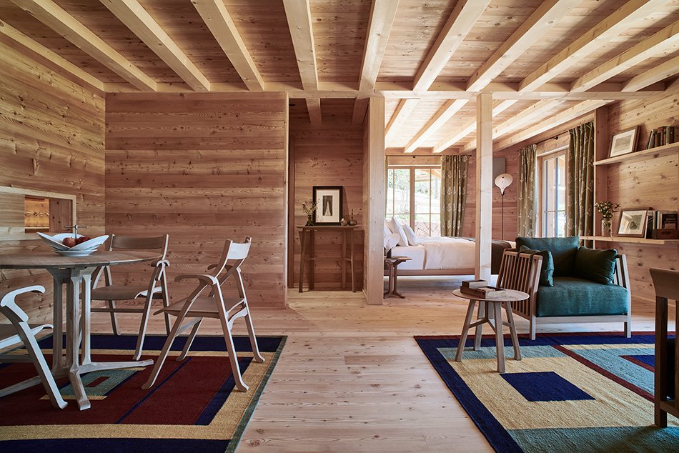 AMDL CIRCLE + michele de lucchi 使用回收的木材建造南蒂罗尔的酒店建筑