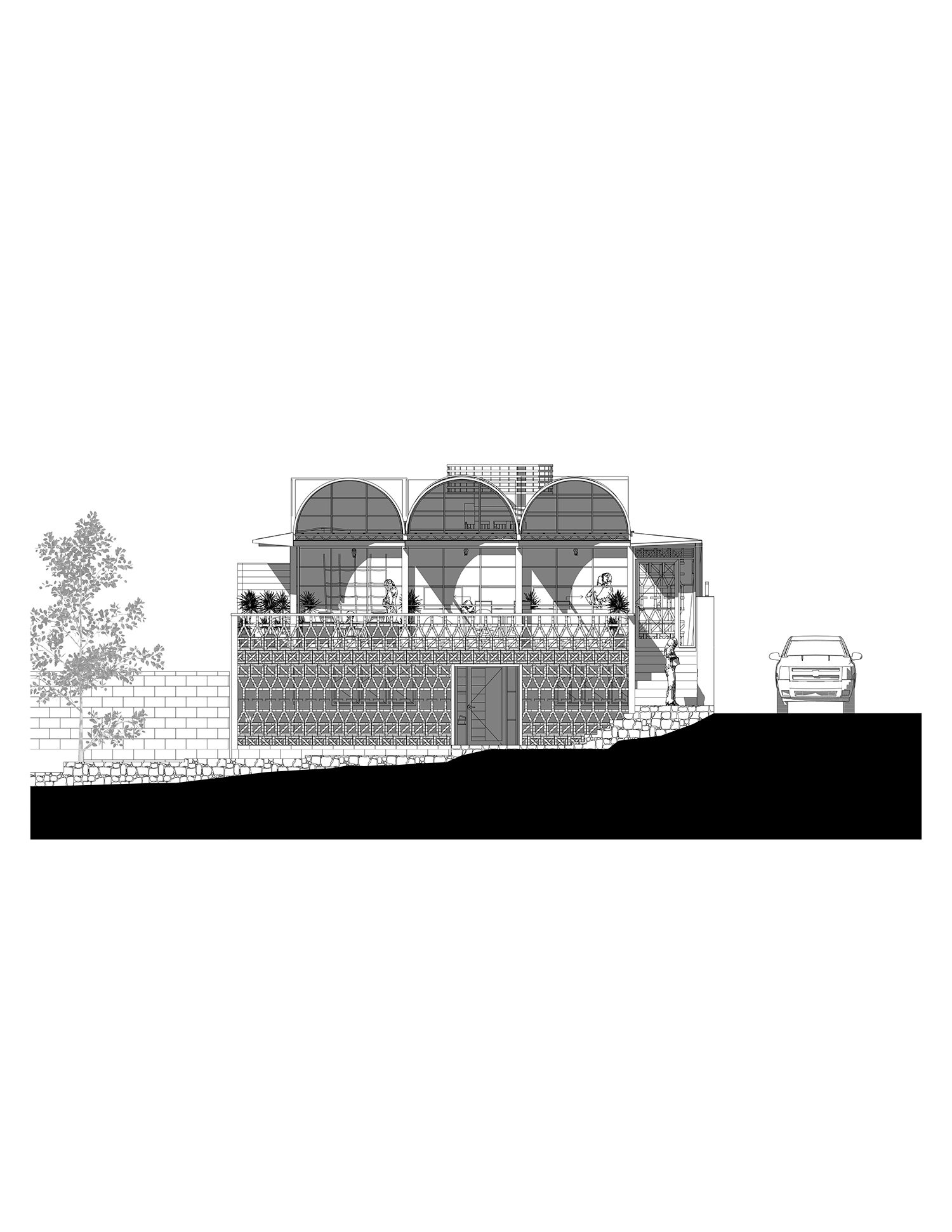 阿尔达纳·桑切斯建筑师事务所在墨西哥农村建成了砖砌多媒体中心 阿尔达纳·桑切斯建筑师事务所在墨西哥农村建成了砖砌多媒体中心