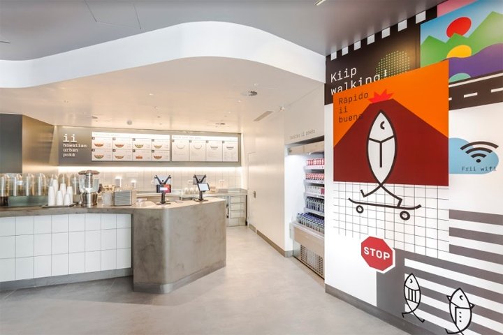 ii Poke 餐厅由 Metica Retail Thinking 设计，马德里 – 西班牙