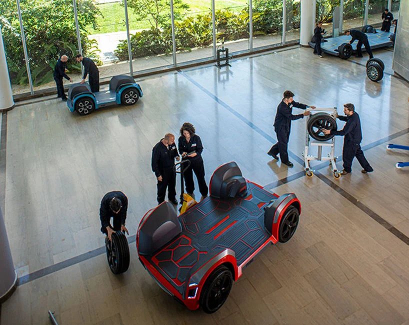 以色列初创公司 REE 汽车开发超灵活电动汽车“滑板平台”