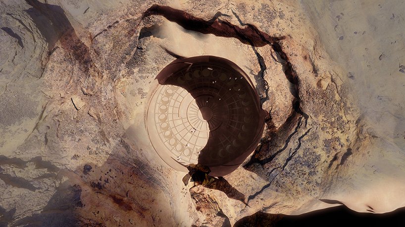 让·努维尔 (Jean Nouvel) 雕塑沙特阿拉伯景观，打造地下度假村和酒店