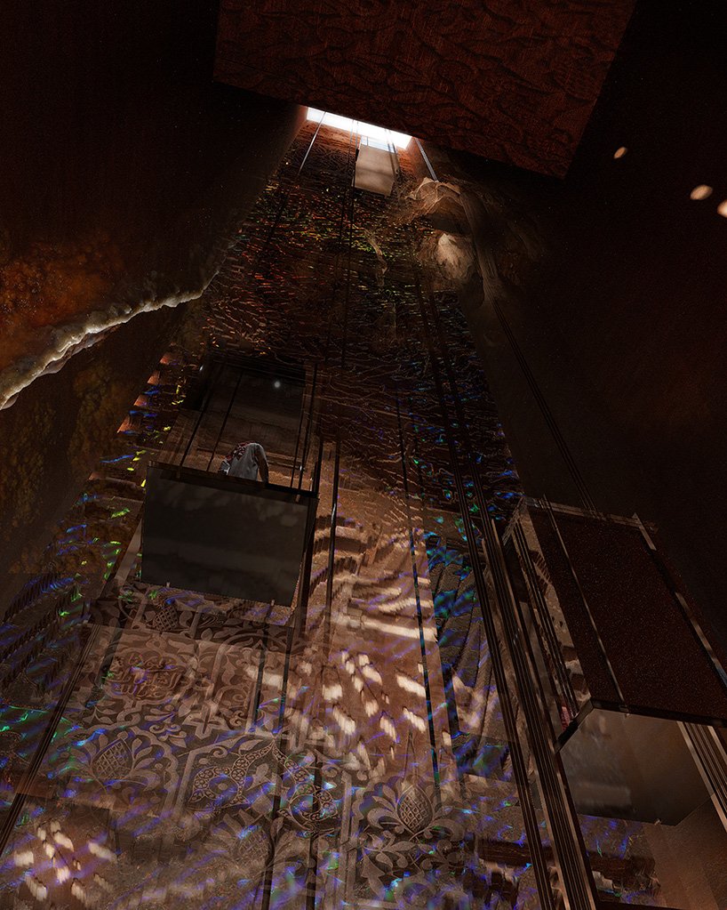 让·努维尔 (Jean Nouvel) 雕塑沙特阿拉伯景观，打造地下度假村和酒店