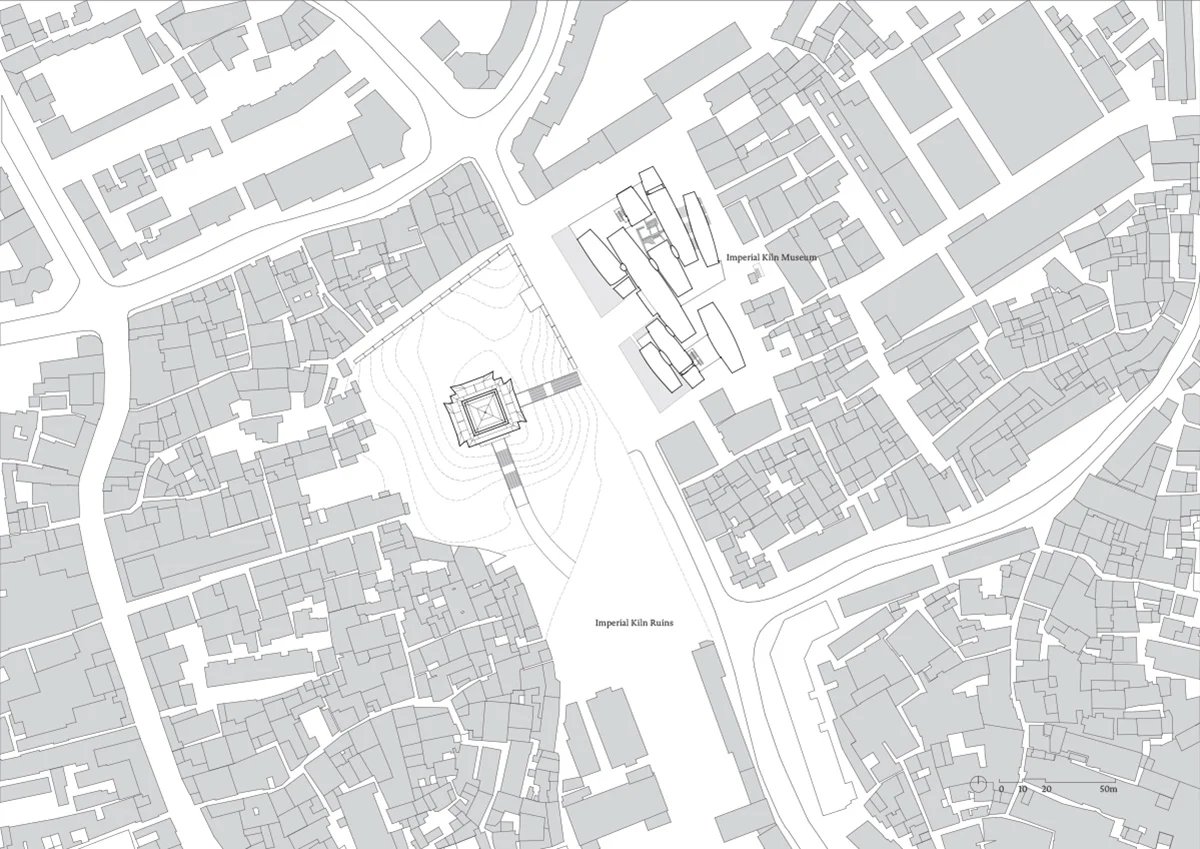 朱锫工作室完成了纪念景德镇古窑的纪念性拱形博物馆