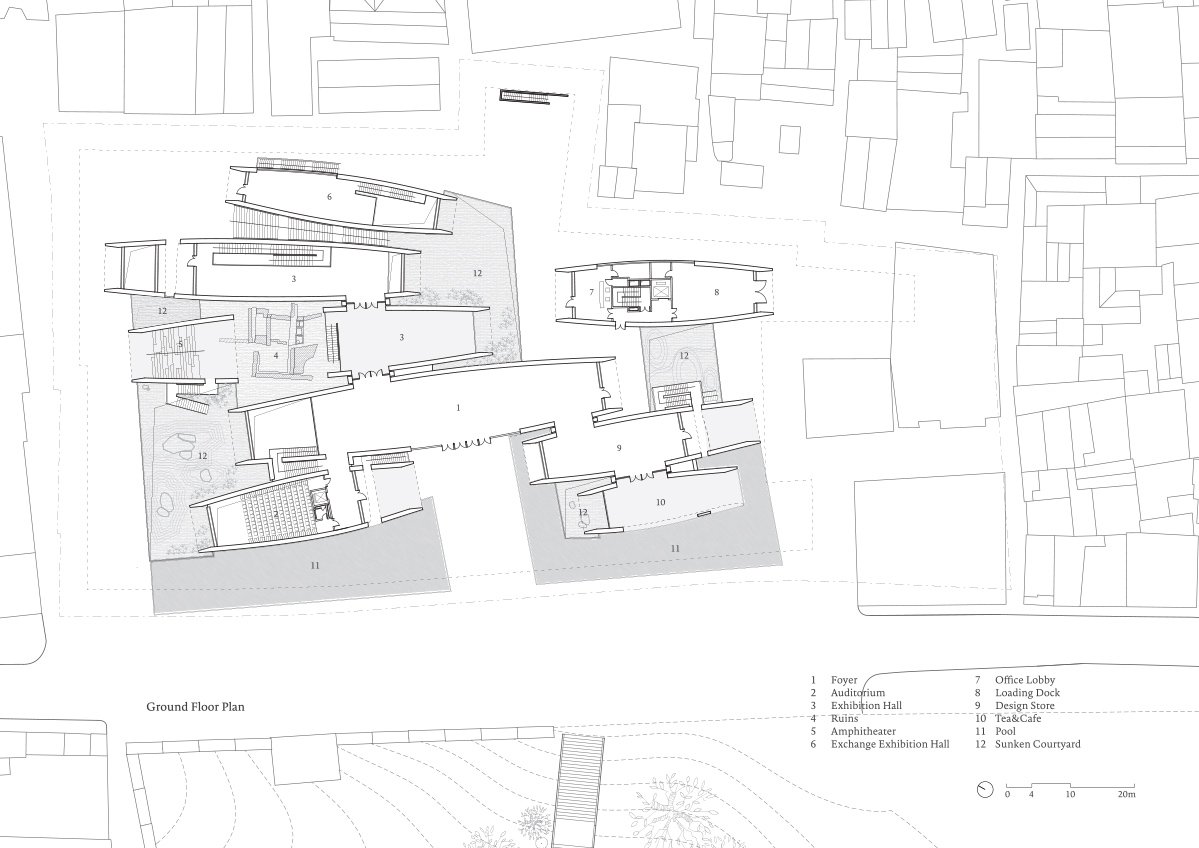 朱锫工作室完成了纪念景德镇古窑的纪念性拱形博物馆